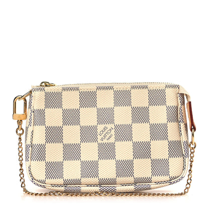 Louis Vuitton Damier Azur Mini Pochette Accessories 1 of 9