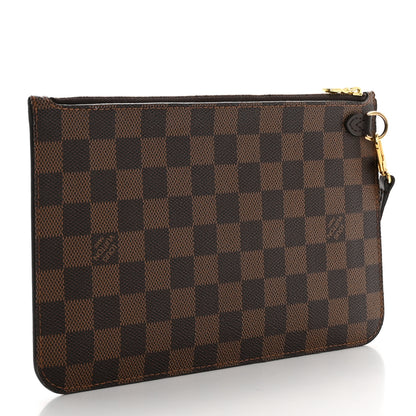 Louis Vuitton Damier Ebene Neverfull MM GM Pochette 3 of 9