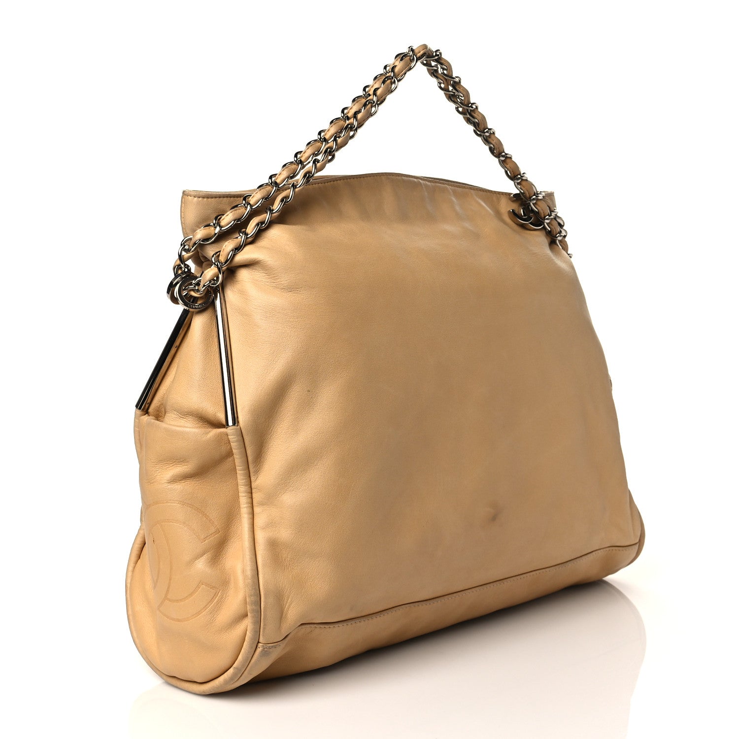 Chanel Lambskin Large Ultimate Soft Tote Beige 2 of 15