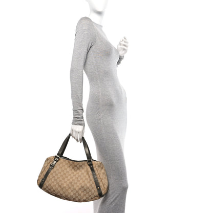 Gucci Monogram Medium Abbey Shoulder Bag Pewter 2 of 10