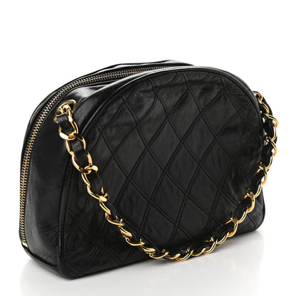 Chanel Lambskin Quilted Camera Case Black 3 of 11