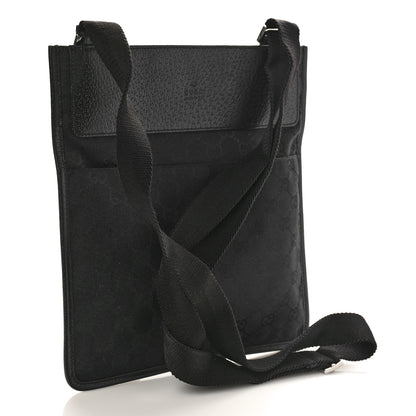 Gucci GG Monogram Messenger Crossbody Bag Black 2 of 9