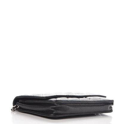 Chanel Caviar Quilted Wallet On Chain WOC Black 4 of 10
