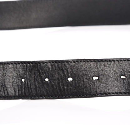 Gucci Calfskin GG Interlocking Belt 90 36 Black 6 of 7