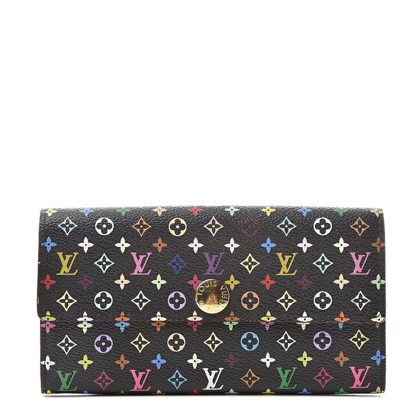 Monogram Multicolor Sarah Wallet Black Grenade