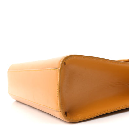 Saint Laurent Smooth Calfskin Manhattan Baguette Tangerine 10 of 10