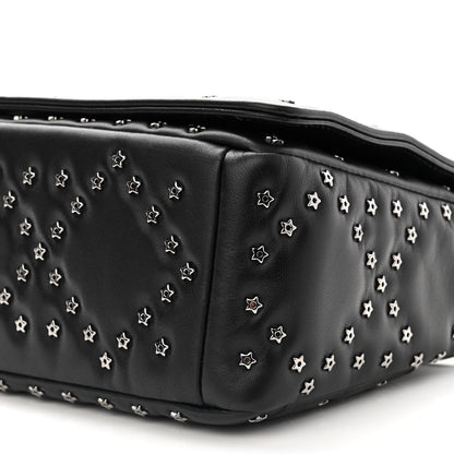 Christian Dior Calfskin Lucky Star Macrocannage Medium Caro Bag Black 10 of 10