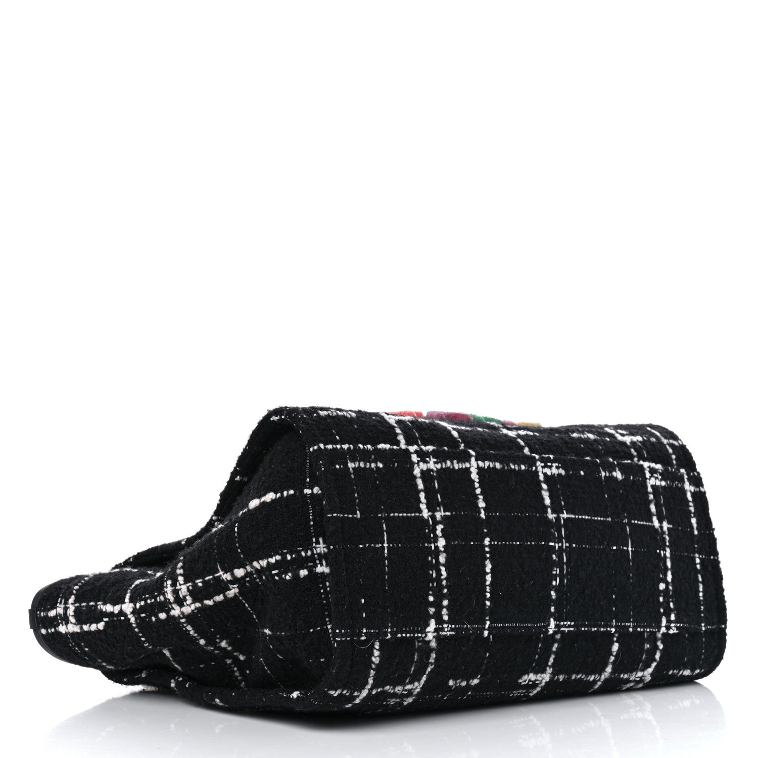 Chanel Tweed Medium Deauville Tote Black White Multicolor 3 of 9