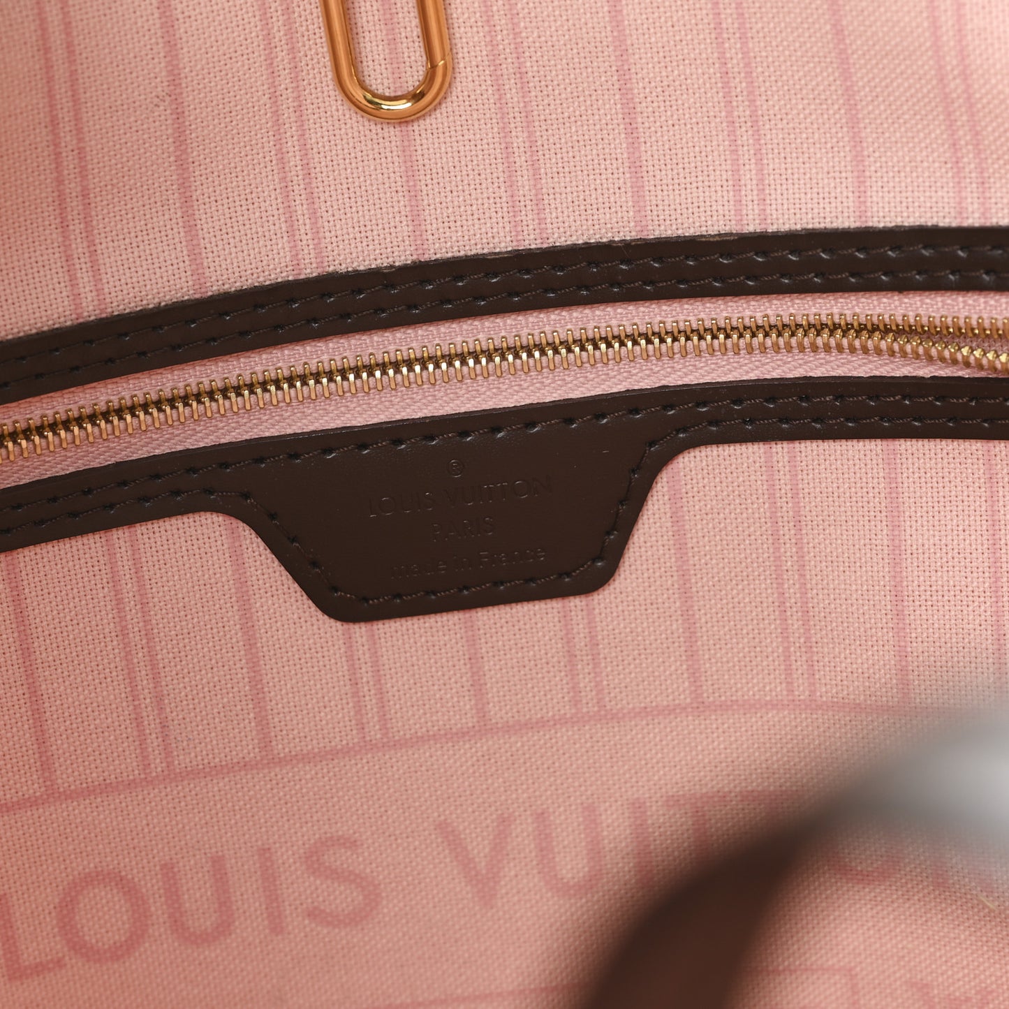 Damier Ebene Neo Neverfull MM Rose Ballerine