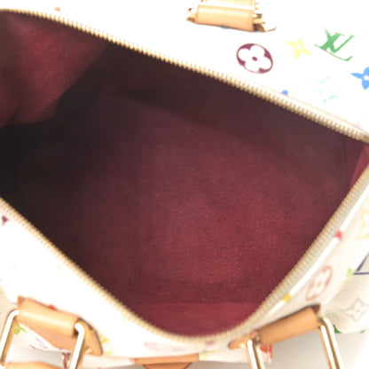 Louis Vuitton Monogram Multicolor Speedy 30 White 4 of 10