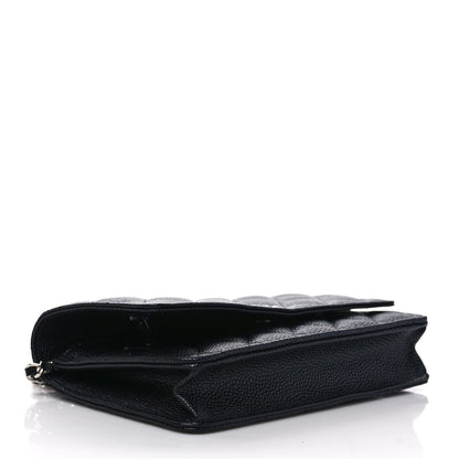 Chanel Caviar Quilted Wallet on Chain WOC Black 4 of 10