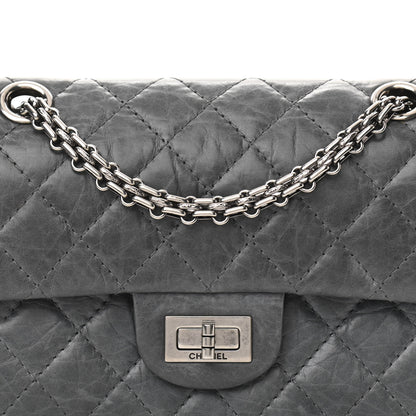 Chanel Aged Calfskin 50th Anniversary 2.55 Reissue 224 Flap Grey 8 of 11
