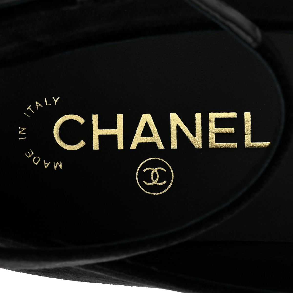 Velvet Strass CC Bow Mary Jane Flats 37.5 Black