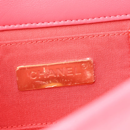 Chanel Lambskin Quilted Chanel 19 Waist Bag Pink 6 of 12