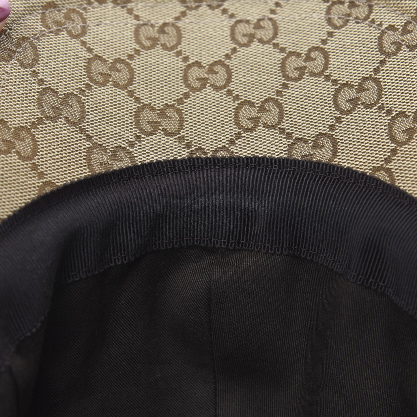 Monogram Web Baseball Hat M Beige Cocoa