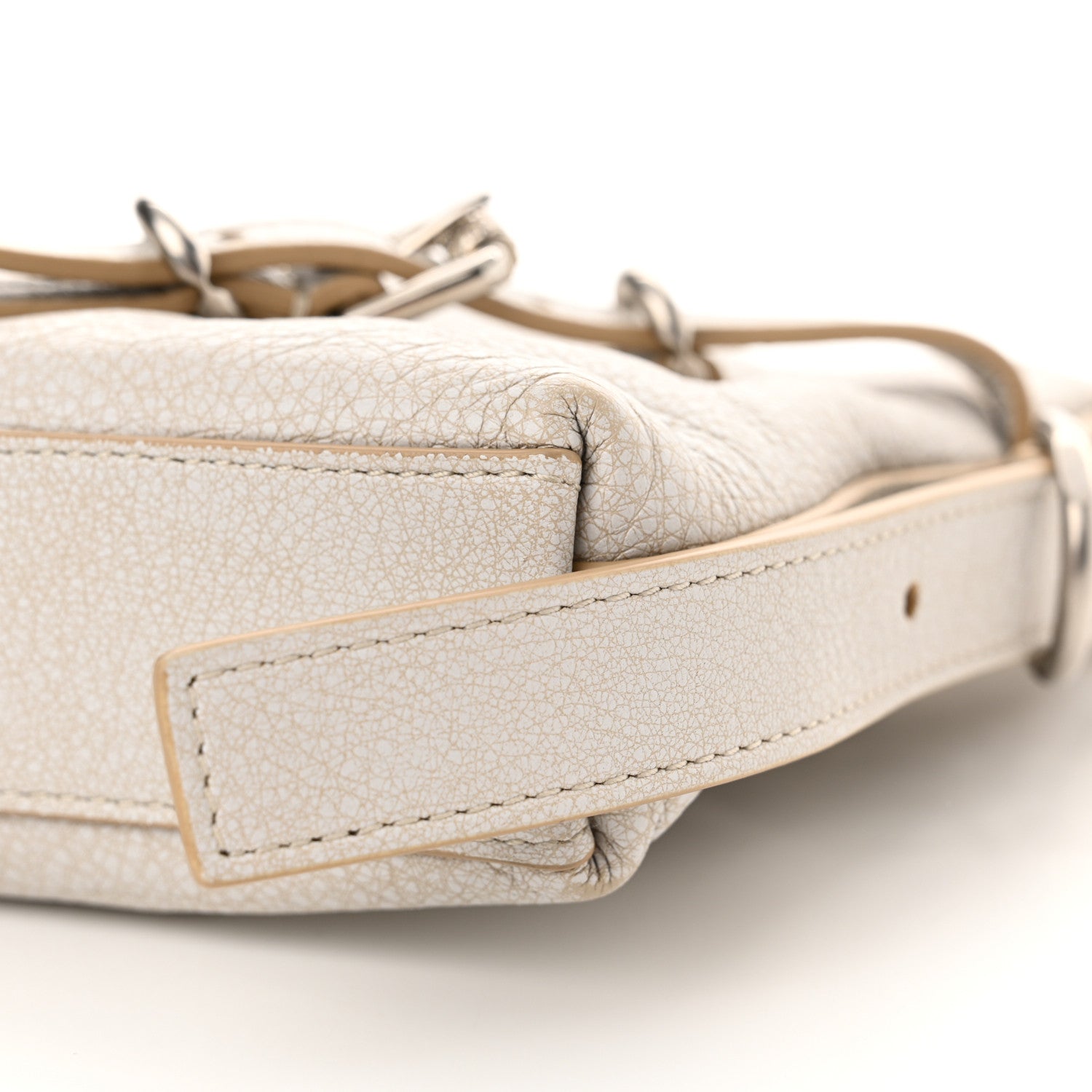 Givenchy Tumbled Calfskin Mini Voyou Bag Ivory 10 of 11