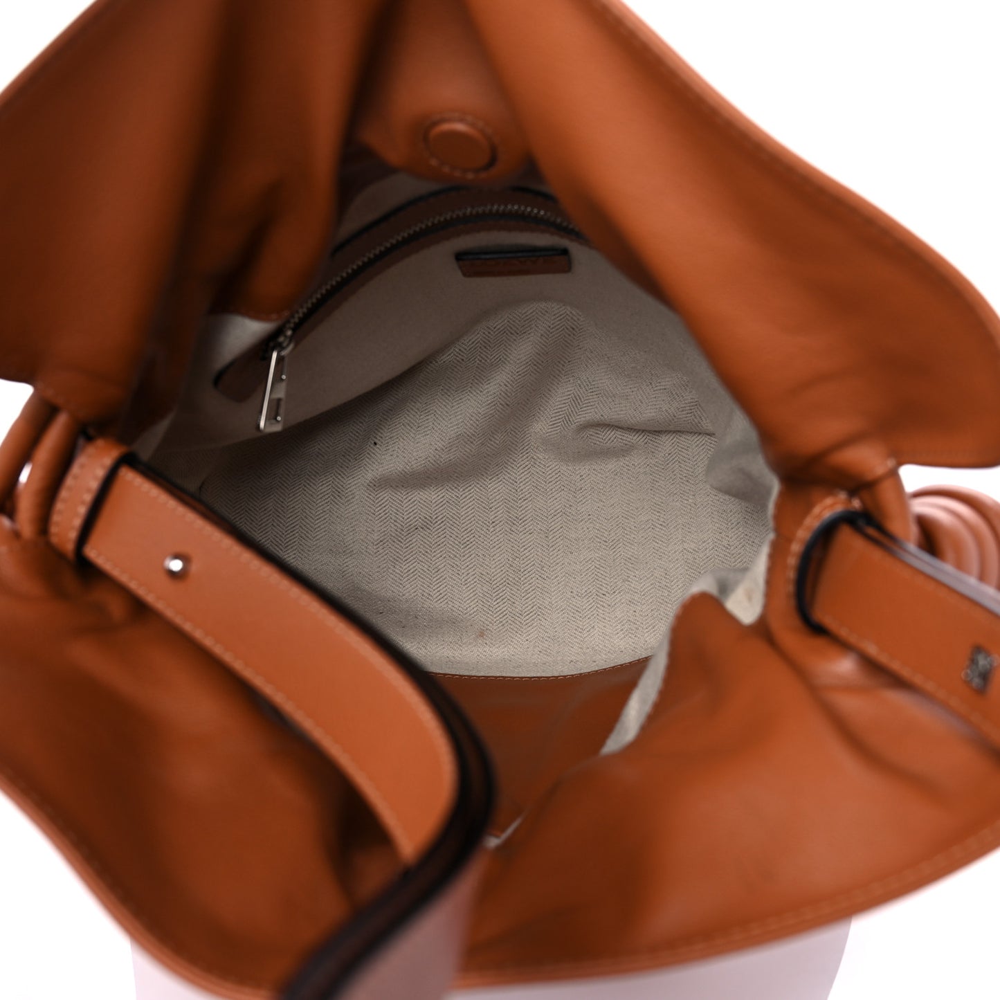 Nappa Medium Flamenco Knot Bag Tan
