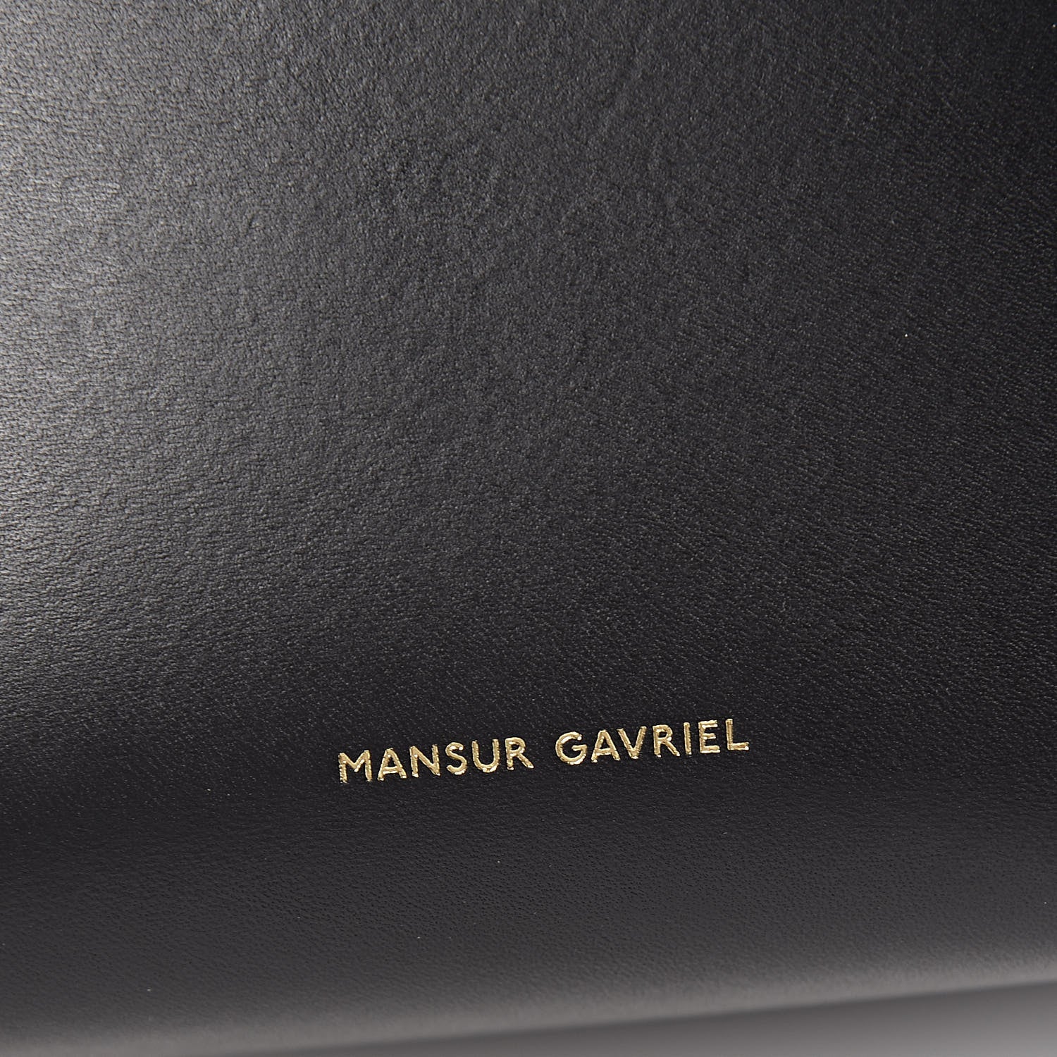 Mansur Gavriel Calfskin Mini Mini Bucket Bag Black Flamma 6 of 9