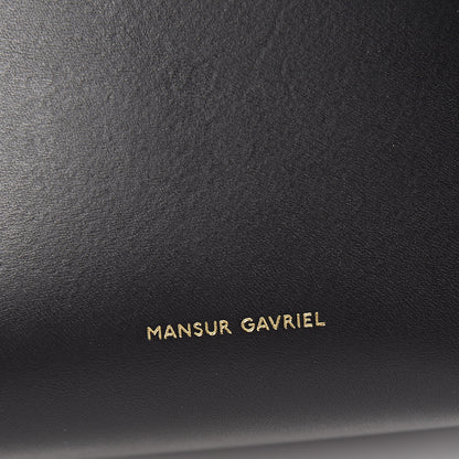 Mansur Gavriel Calfskin Mini Mini Bucket Bag Black Flamma 6 of 9