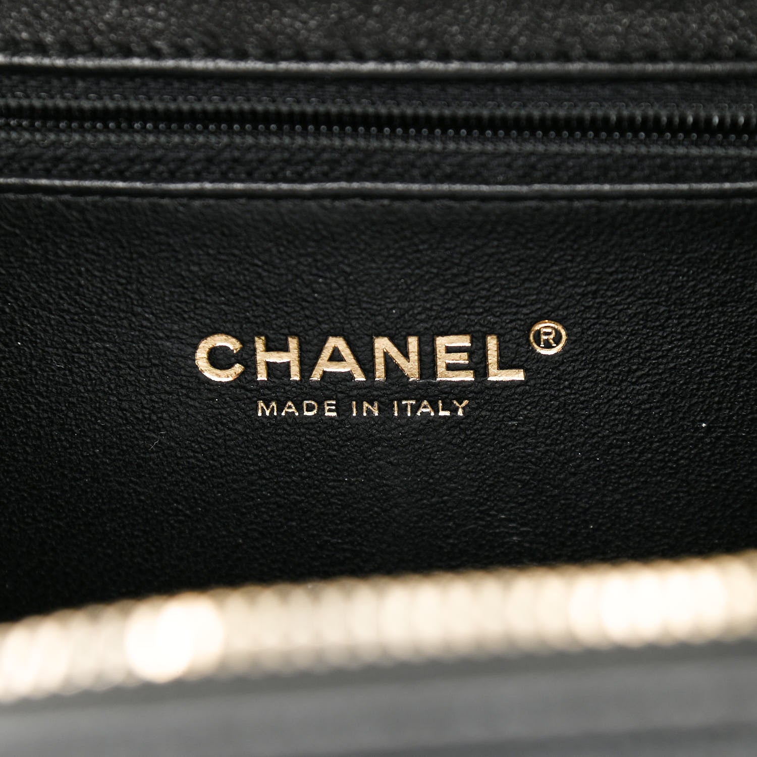 Chanel Caviar Quilted Medium CC Filigree Vanity Case Black 6 of 13
