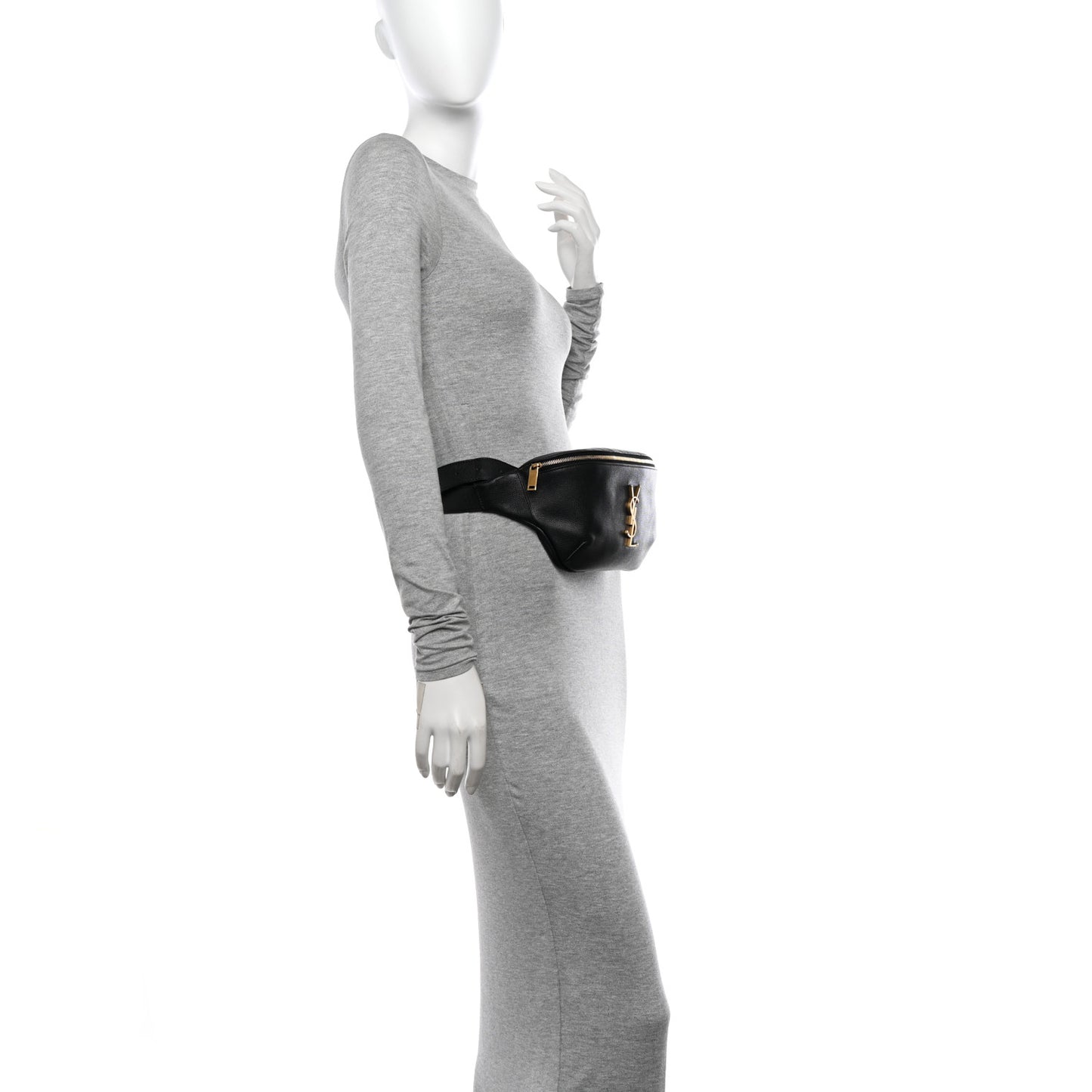 Grain De Poudre Monogram Belt Bag Black