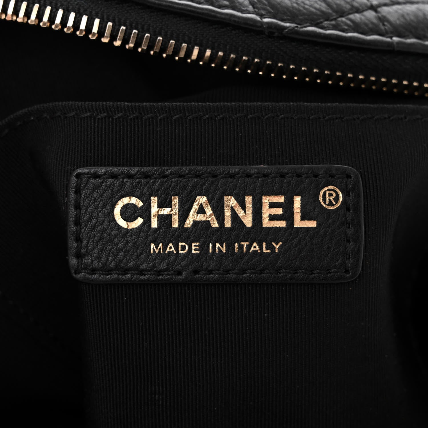 Chanel Calfskin Quilted Banane Waist Bag Fanny Pack Black 6 of 12