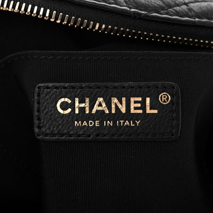 Chanel Calfskin Quilted Banane Waist Bag Fanny Pack Black 6 of 12