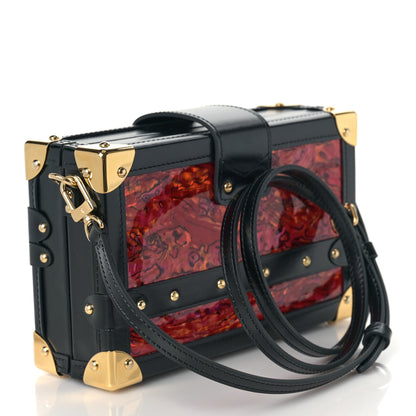 Louis Vuitton Mother of Pearl Petite Malle Red 2 of 7