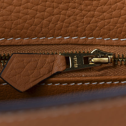 Hermes Taurillon Clemence Kelly Retourne 28 Toffee 35 of 37