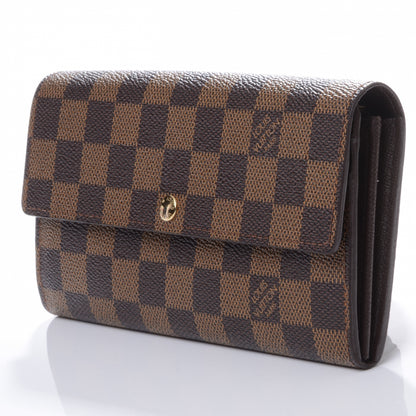 Louis Vuitton Damier Ebene Sarah Wallet 4 of 7