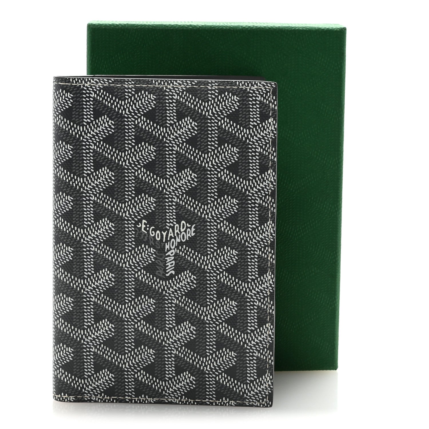 Goyard Goyardine Passport Wallet Grey 13 of 14