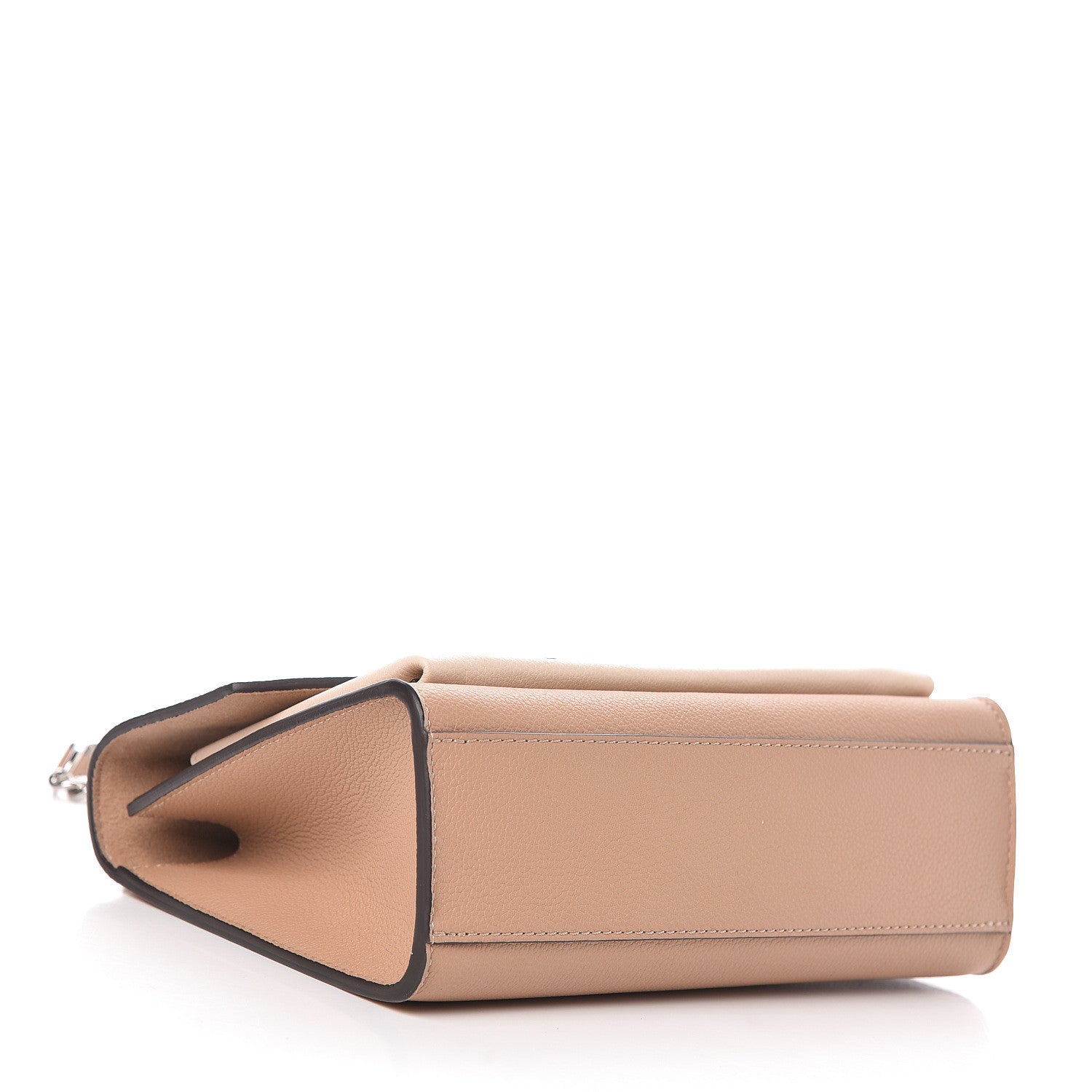 Louis Vuitton Soft Calfskin Mylockme Chain Bag BB Papyrus Creme 4 of 8