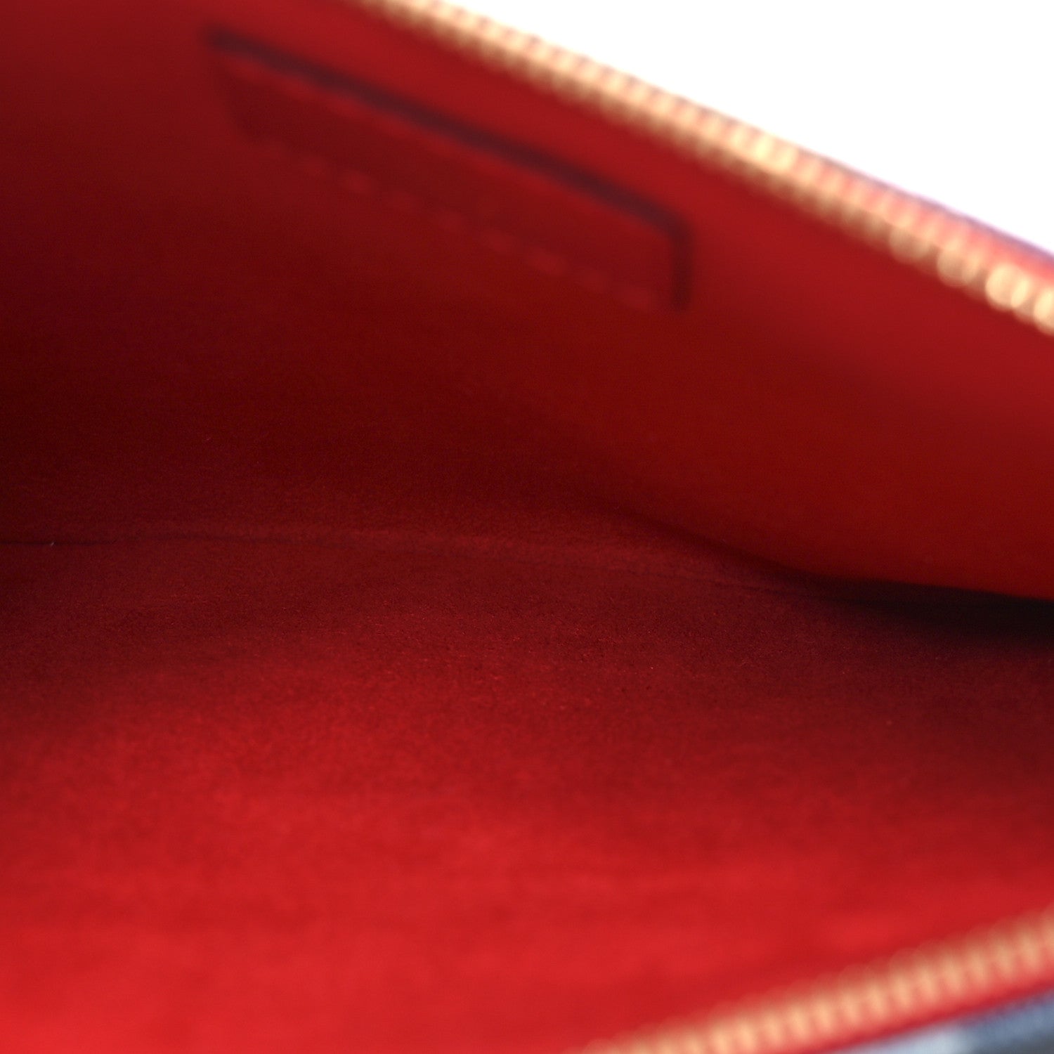 Louis Vuitton Denim Monogram Patchwork City Pouch Blue Rouge 5 of 7
