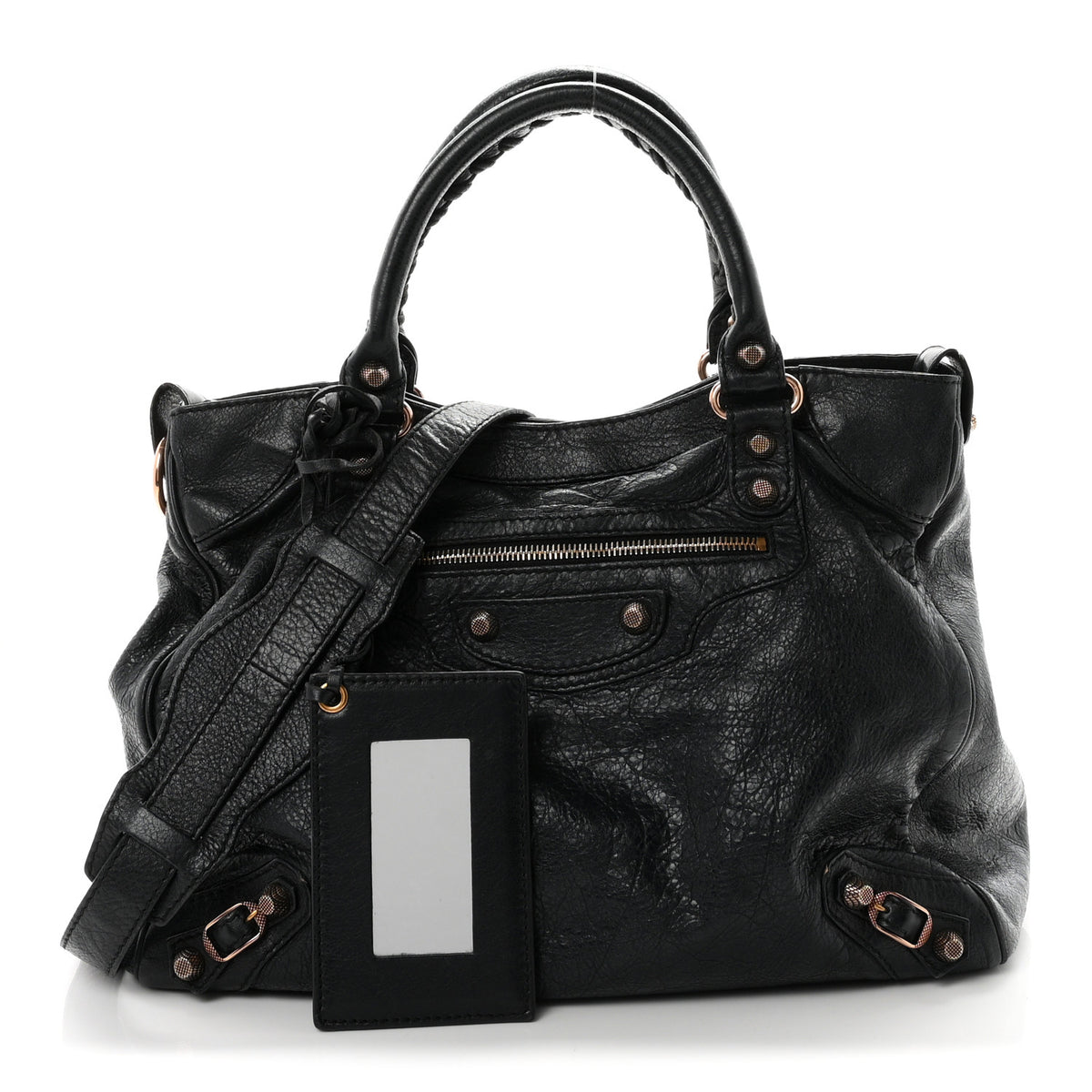 Balenciaga Agneau Giant 12 Rose Gold Hardware Velo Black 3 of 11