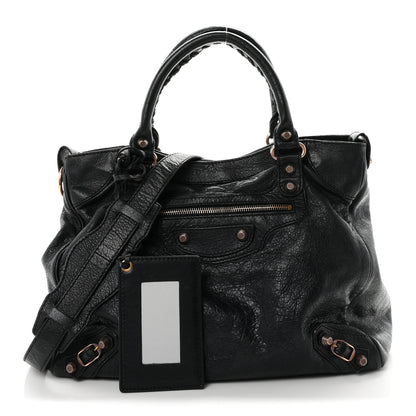 Balenciaga Agneau Giant 12 Rose Gold Hardware Velo Black 3 of 11