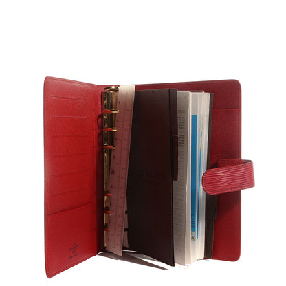 Louis Vuitton Epi Medium Ring Agenda Cover Red 4 of 7