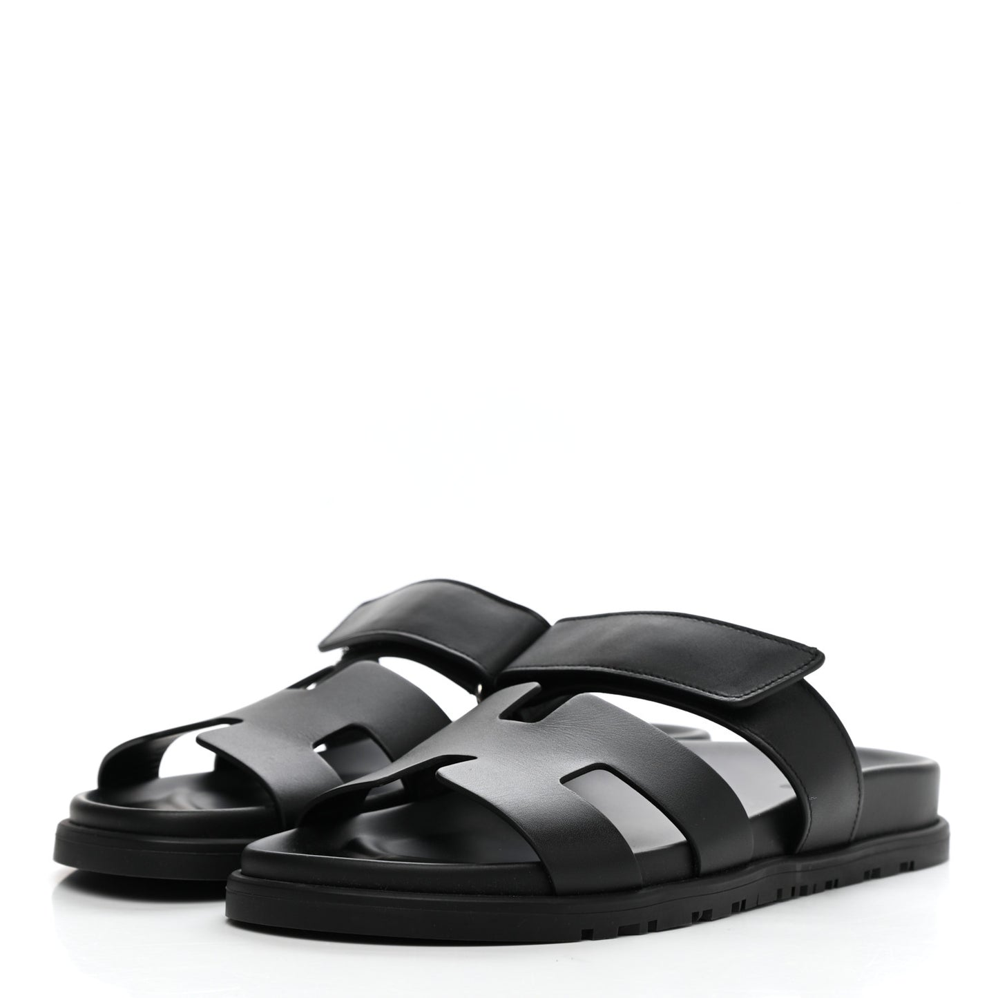 Calfskin Womens Chypre Sandals 38 Black