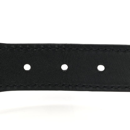 Christian Dior Canvas Embroidered Large Book Belt 85 34 Black Beige 4 of 10