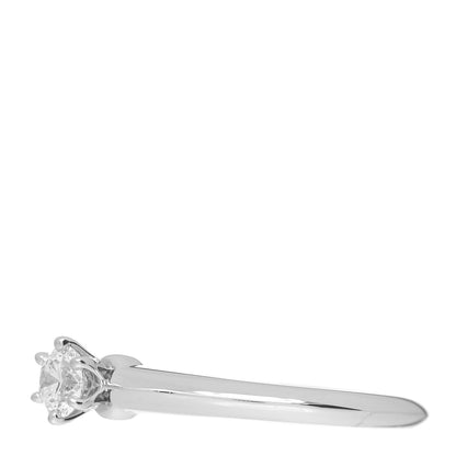 Tiffany Platinum Diamond .23ct Solitaire Engagement Ring 49 5 3 of 6