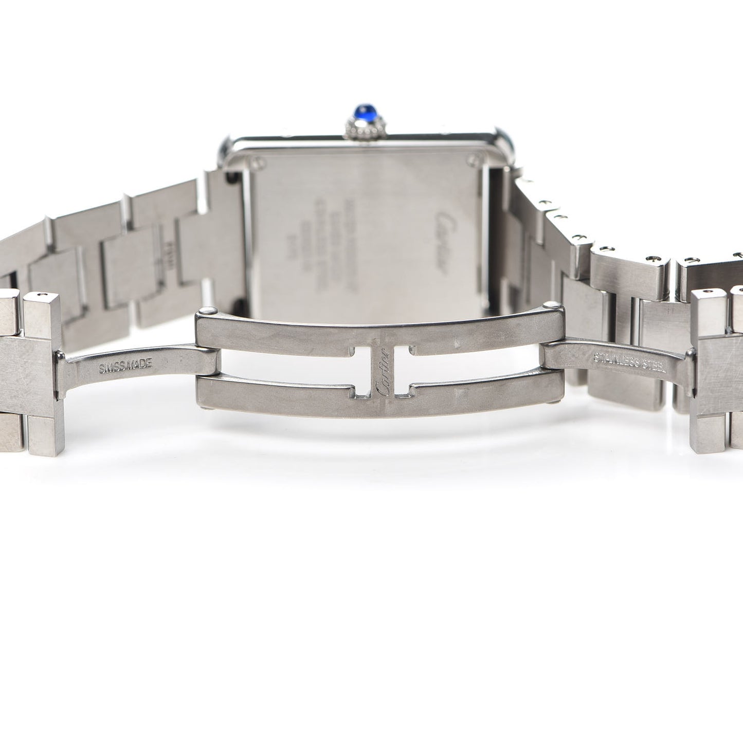 Stainless Steel 24mm Tank Solo Quartz Watch