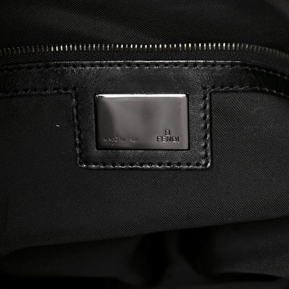 Fendi Zucchino Baguette Tote Black Moro 6 of 9