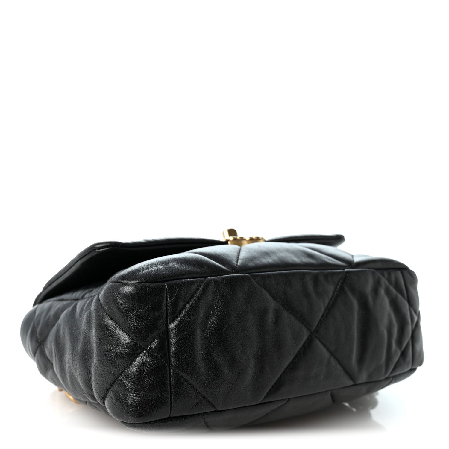 Chanel Lambskin Quilted Medium Chanel 19 Flap Black 4 of 10