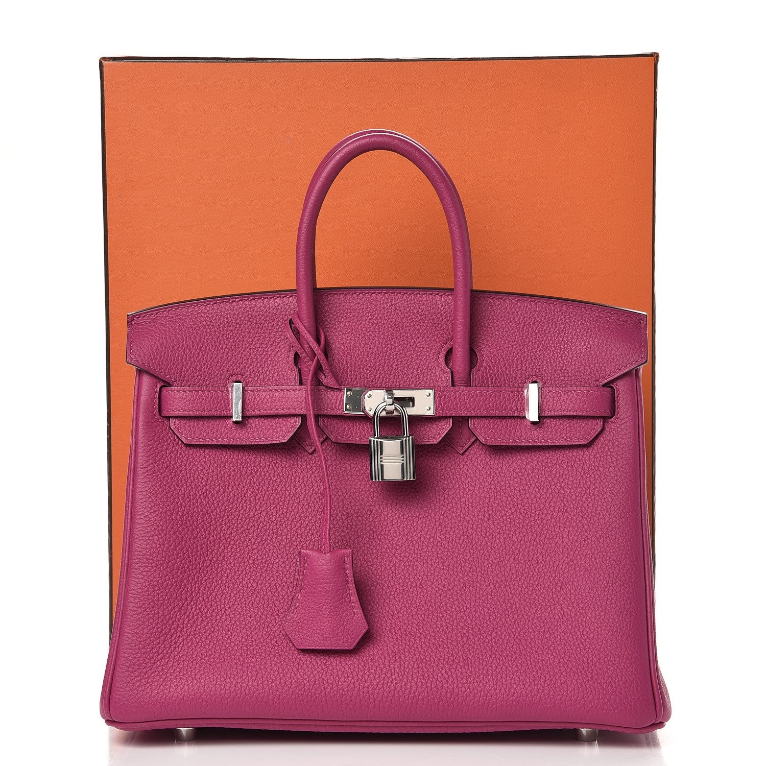 Hermes Togo Birkin 25 Rose Pourpre 36 of 36