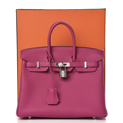 Hermes Togo Birkin 25 Rose Pourpre 36 of 36