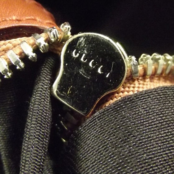 Gucci GGUCCI Calfskin Horsebit Embossed Glam Hobo Tan 9 of 9
