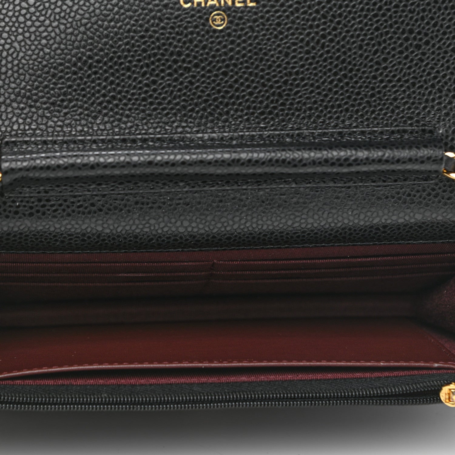 Chanel Caviar Quilted Wallet On Chain WOC Black 5 of 12