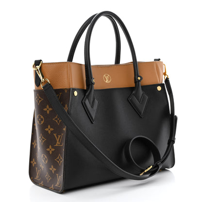 Louis Vuitton Calfskin Monogram On My Side Black 3 of 14