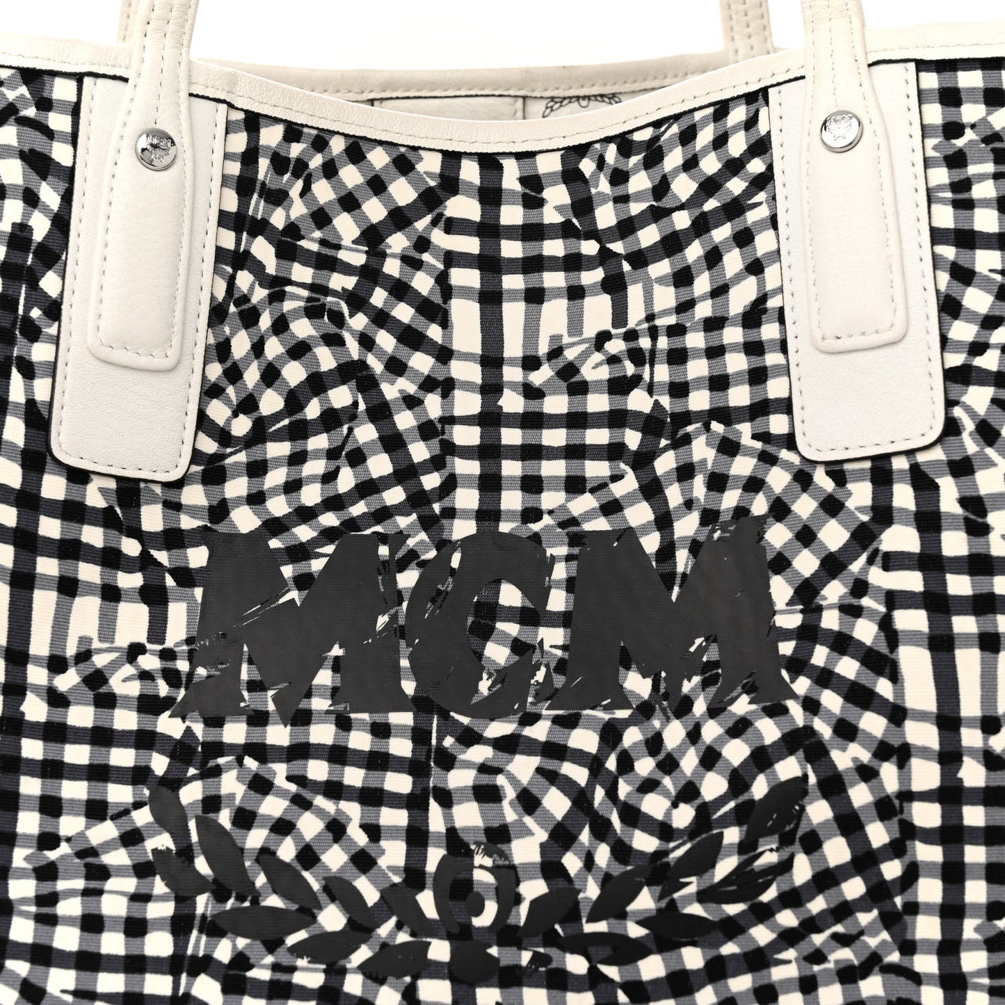 Visetos Large Liz Reversible Shopper Tote White