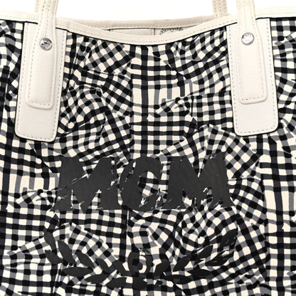 MCM Visetos Large Liz Reversible Shopper Tote White 12 of 20