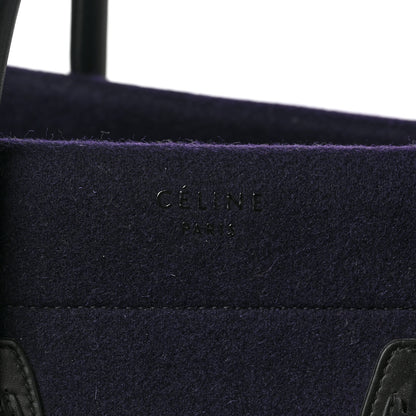 Celine Felt Medium Phantom Luggage Navy 6 of 8